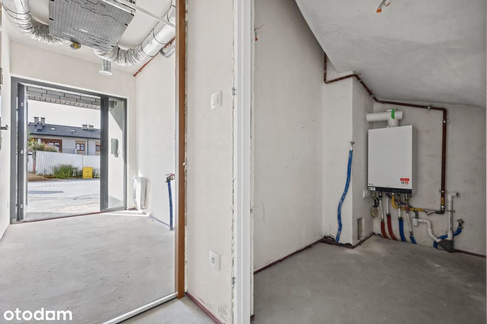 Nowoczesne 62 m², 2 poziomy, ogródek