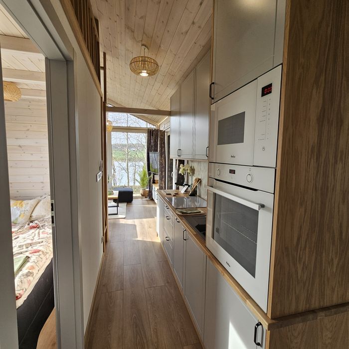 Domek nad jeziorem  z jacuzzi sauną dla Rodziny łowisko ryby kaszuby