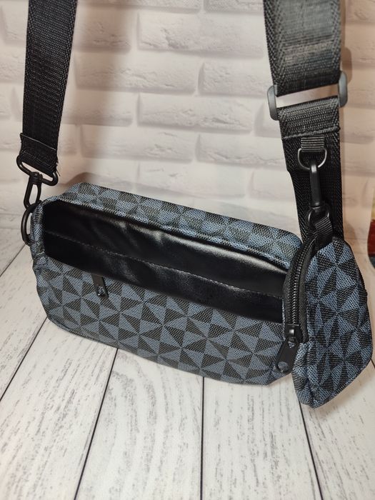 Стильна чоловіча сумка через плече + міні-гаманець
