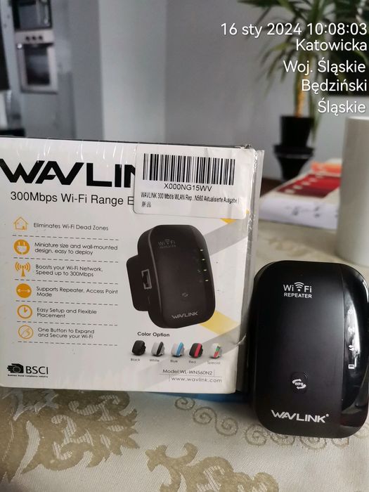 WAVLink wzmacniacz sygnału WiFi