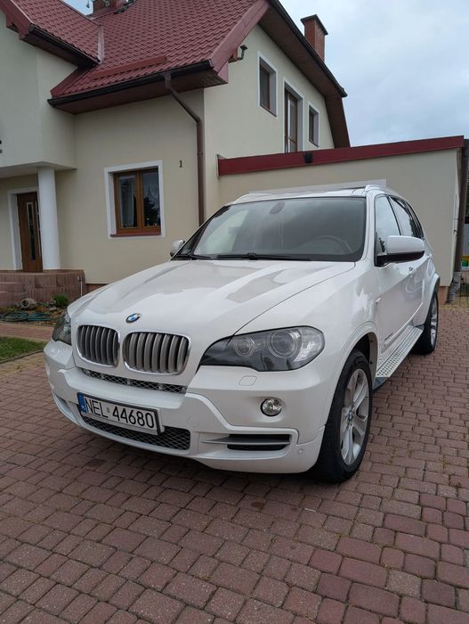 BMW X5 BMW x5 diesel biały Zadbany skóry Bogate wyposażenie