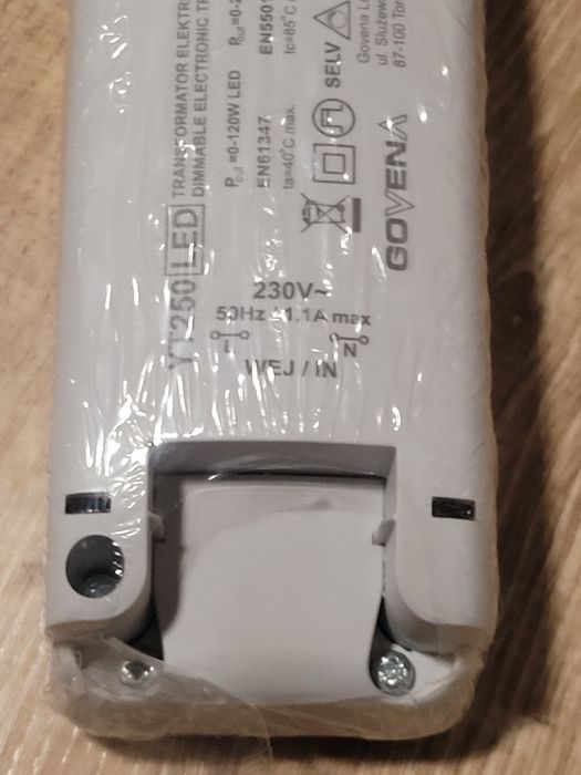 Transformator Elektroniczny Ściemnialny 20 szt  do Led AC Govena YT250