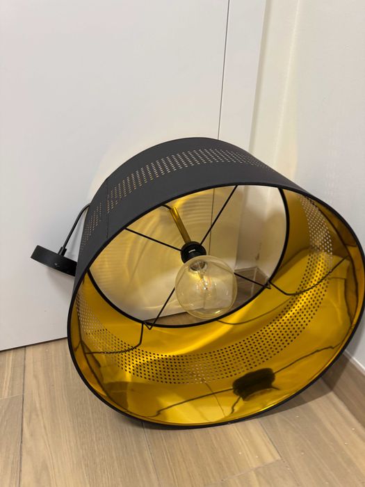 Lampa wisząca TAGO BLACK 3211 – TK Lighting | czarno-złota | używana