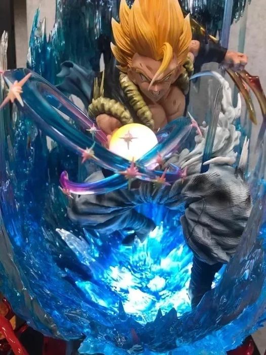 [NOVA] Figura Gogeta Super Guerreiro Deus Premium Iluminada