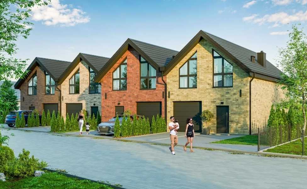 Bawarskie domy w Dobrzykowicach. Od dewelopera.