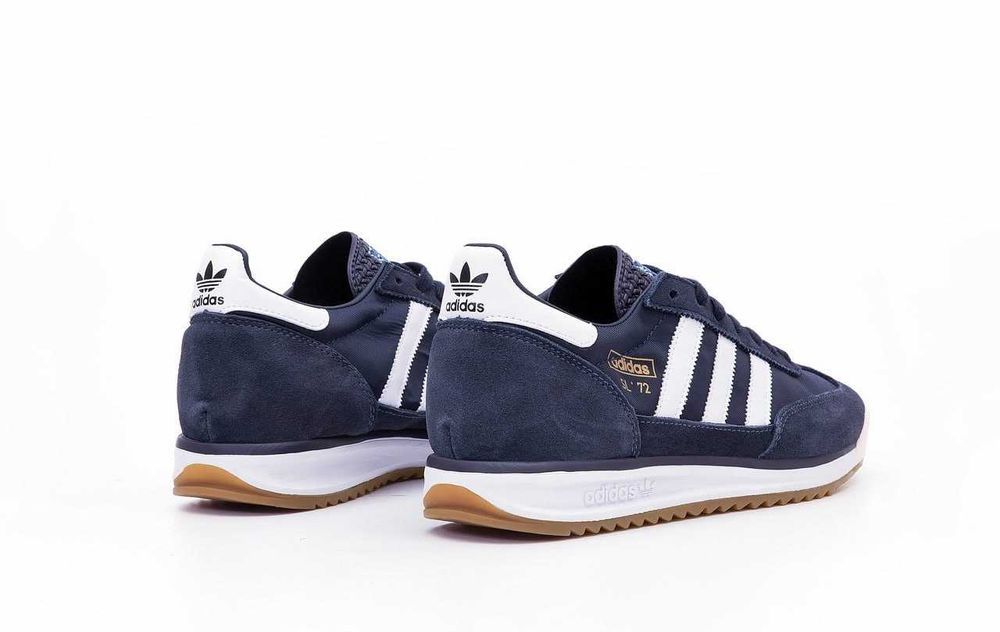 Мужские кроссовки Adidas SL 72 Blue&White Premium. 40-45