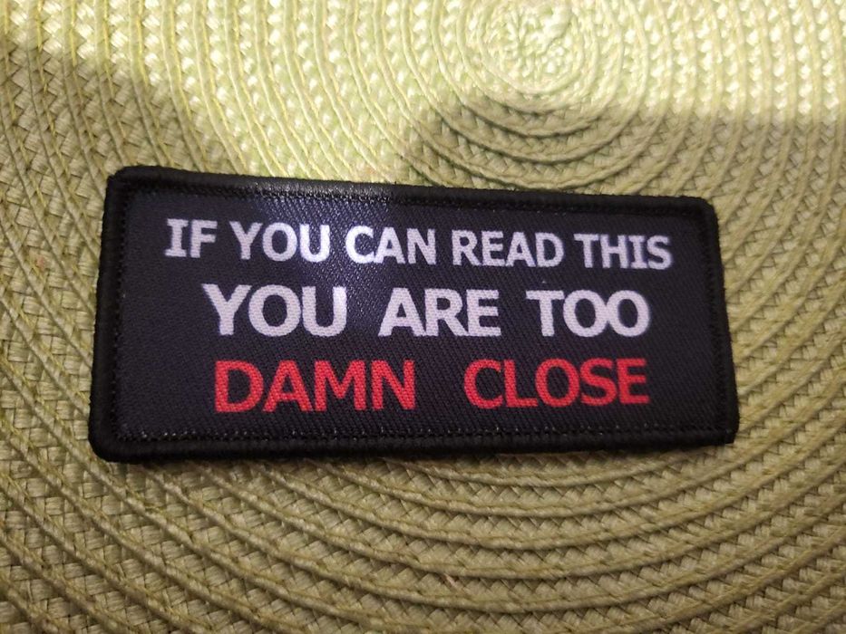 Naszywka IF YOU READ THIS, nowa.