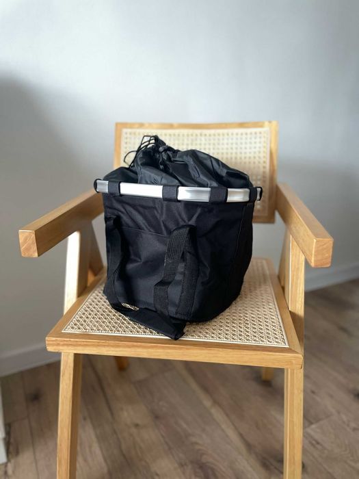 Kosz rowerowy na kierownicę zakupy piknik wodoodporny składany dla psa