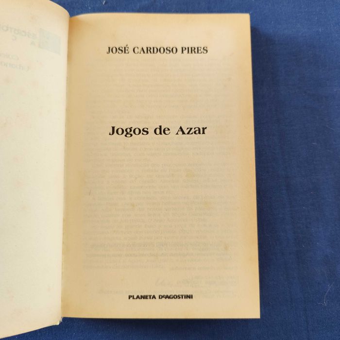 José Cardoso Pires - Jogos de Azar