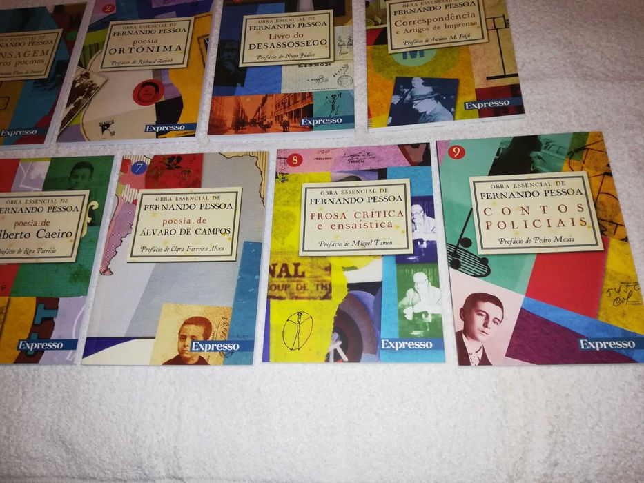 obra essencial de fernando pessoa (expresso) coleção 9 livros 2015