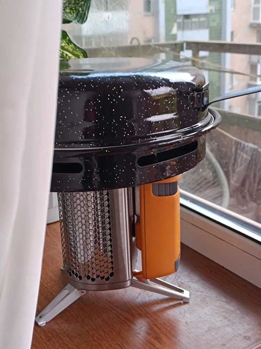 NEW насадка 3в1 гриль-BBQ-коптильня для Biolite Campstove 1 2+
