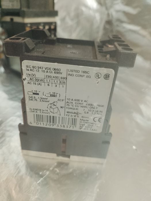 Styczniki Siemens Sirius 10E 40E 22E 31E każdy rodzaj po 3 sztuki