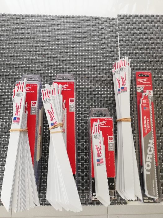 Brzeszczoty Milwaukee do piły szablastej.