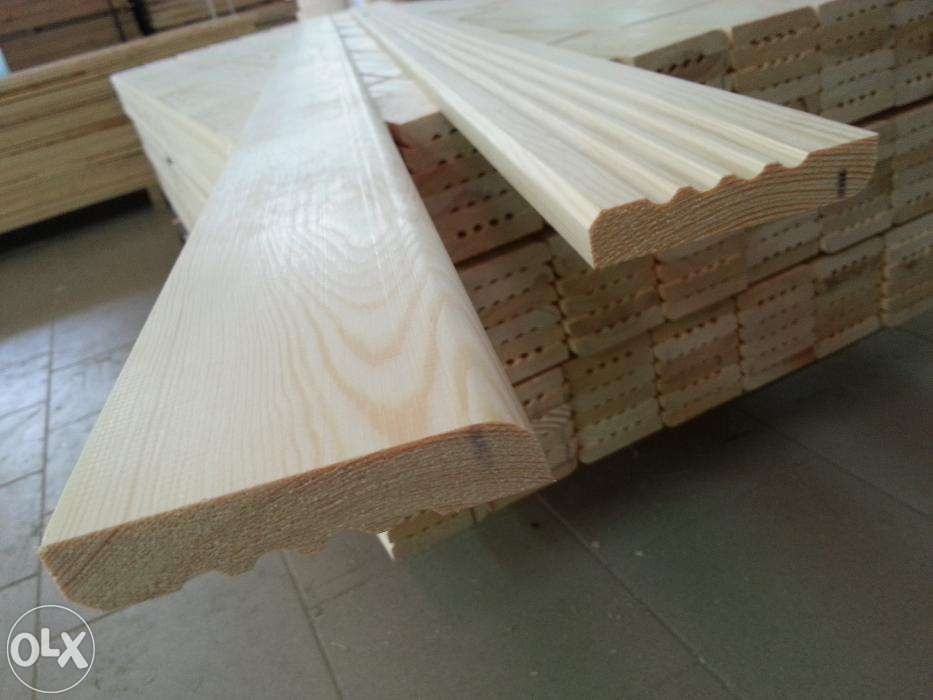 Listwy podłogowe 18x95 mm szerokie cokół  plintus gładki  drewniane