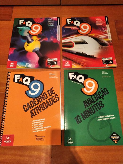 Físico-Química, 9.º ano: dossiês do professor e manuais escolares