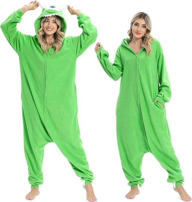 Shelovely Jednoczęściowy strój unisex Mike Wazowski bajka roz.S 146-159cm
