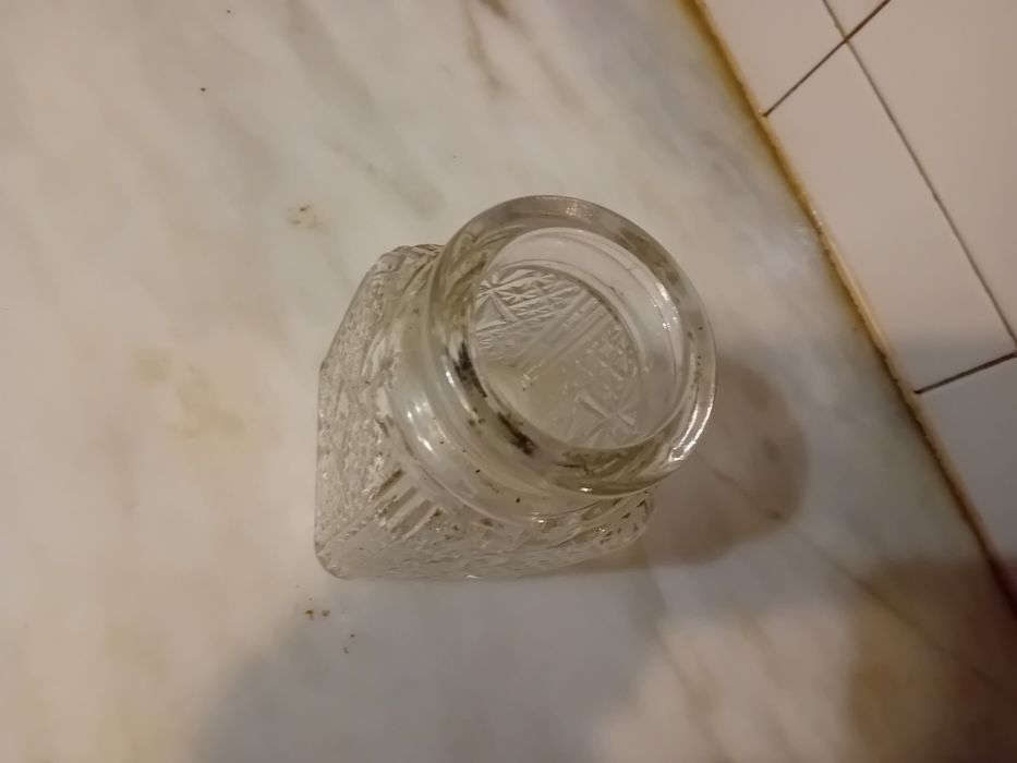 Vaso em Vidro Lapidado