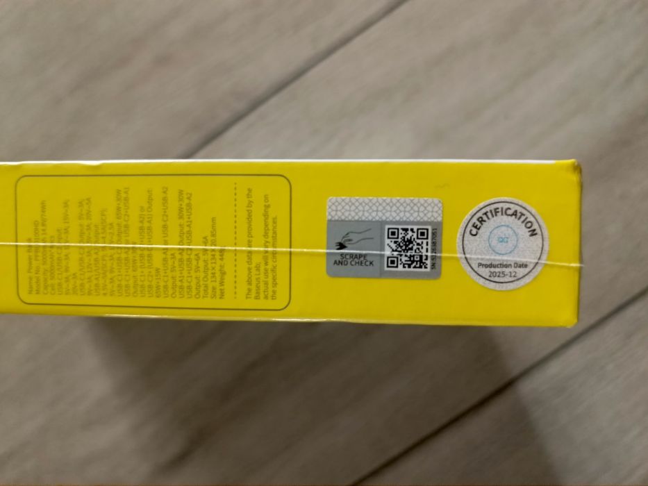 Павербанк Baseus 20000mAh Blade 100W