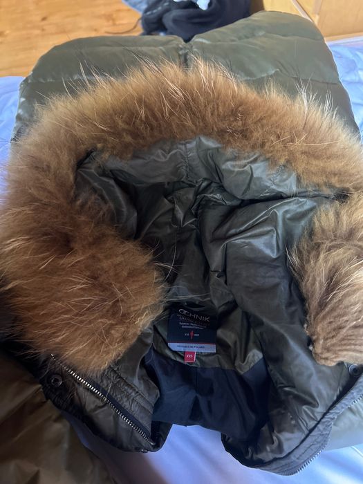 Ochnik puchowy płaszczyk xxs