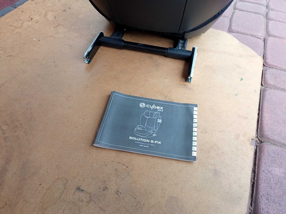 Renomowany fotelik samochodowy  Cybex Solution S-Fix  15-36kg