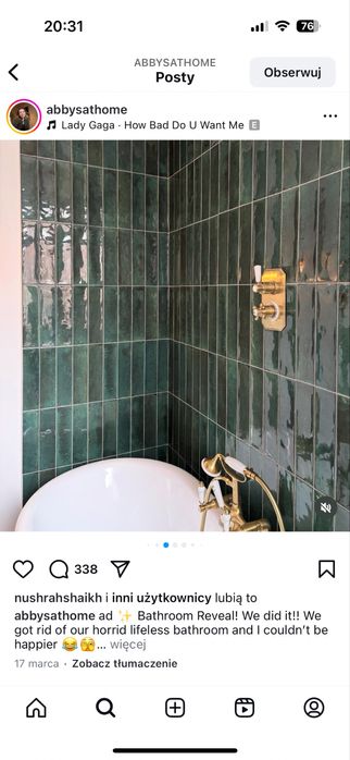 Paradyż Monpelli Emerald płytki cegiełka