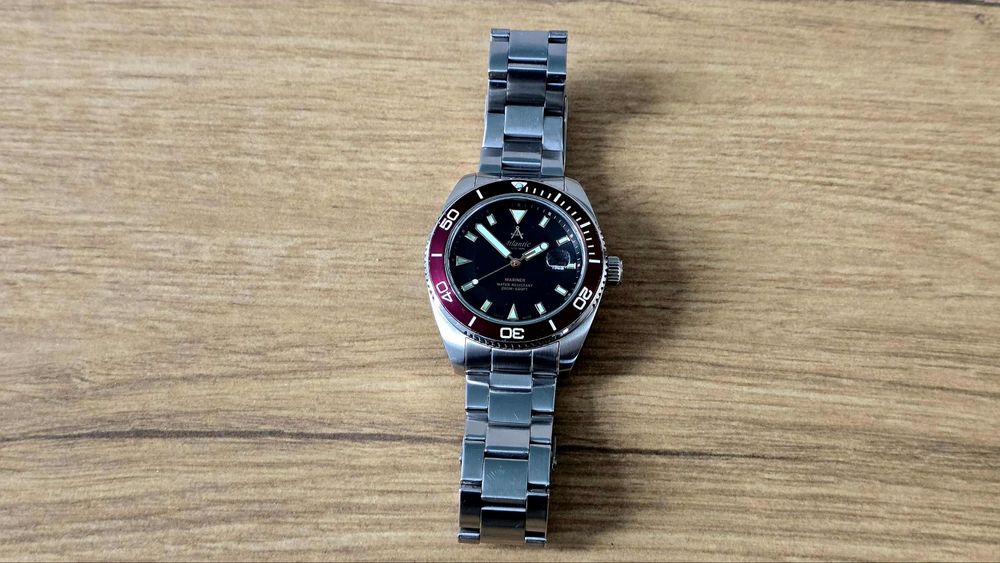 Atlantic Mariner 80378 srebrno-bordowy