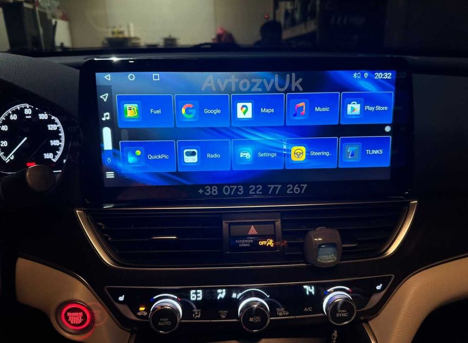Магнітола ACCORD 8 9 10 Honda CROSSTOUR Аккорд Acura TSX CarPlay Андроїд