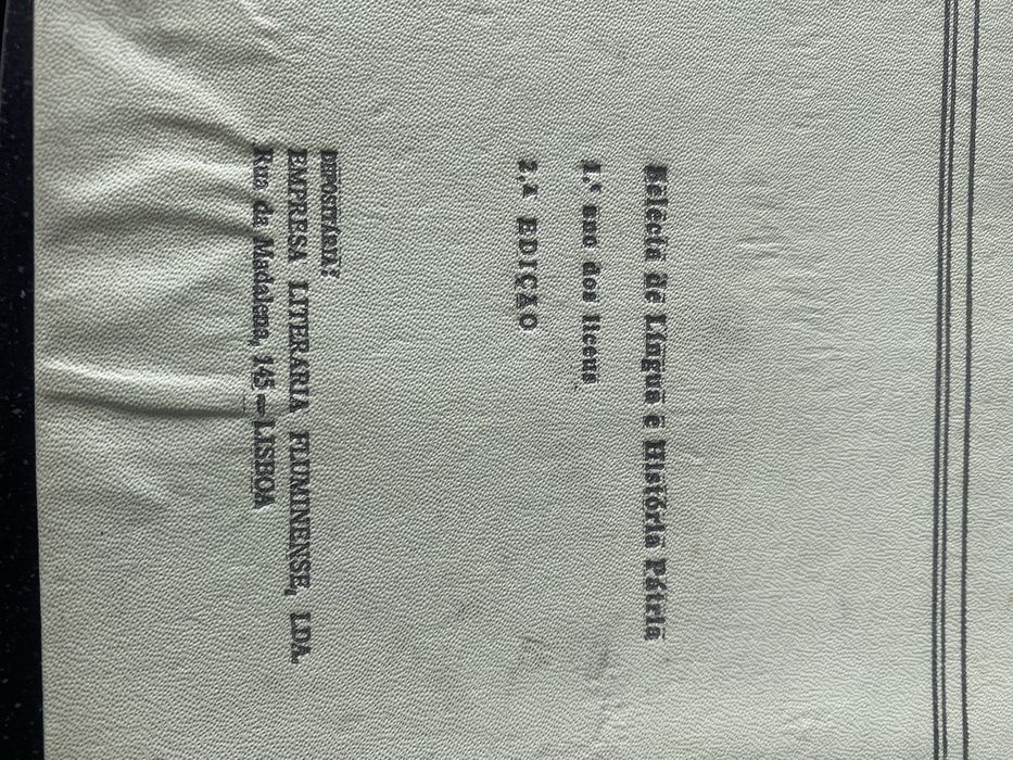 Manual de Literatura, dos anos 60.