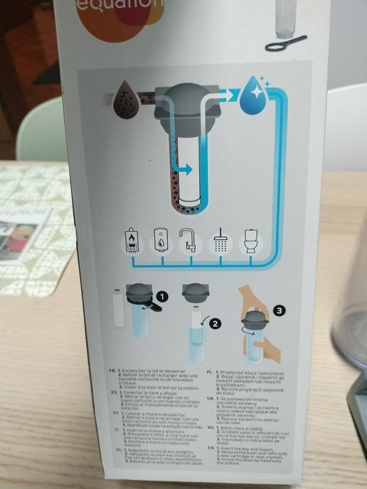 Filtro de água equation