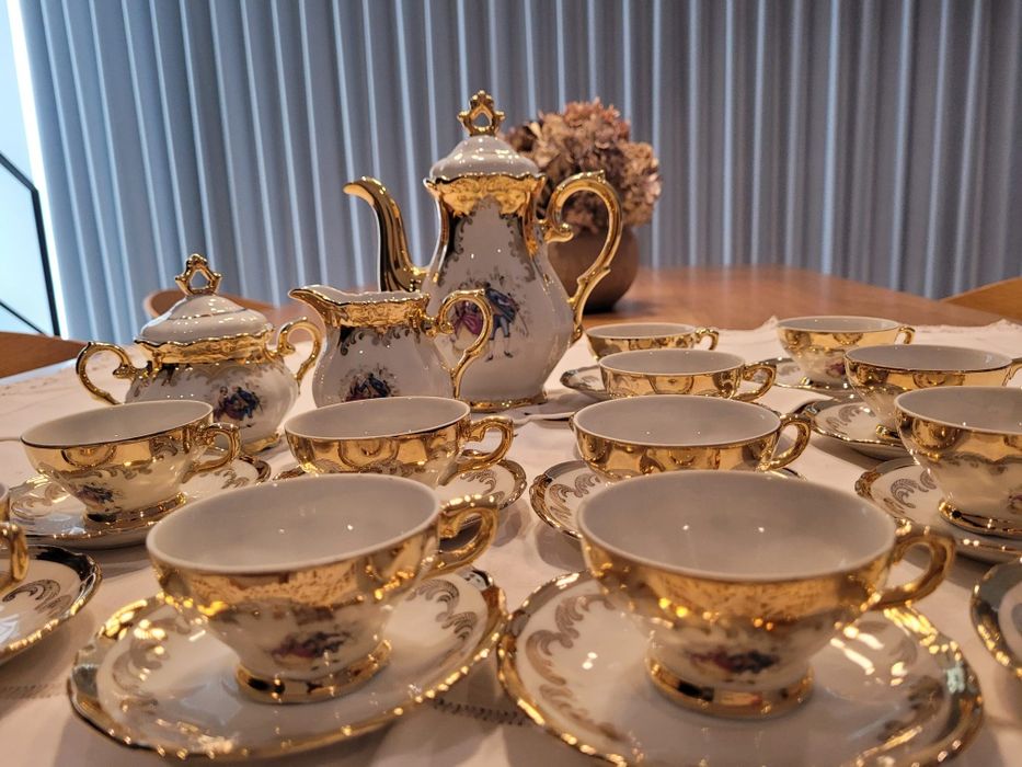 Serviço Café 15 peças em Porcelana " BAVARIA"