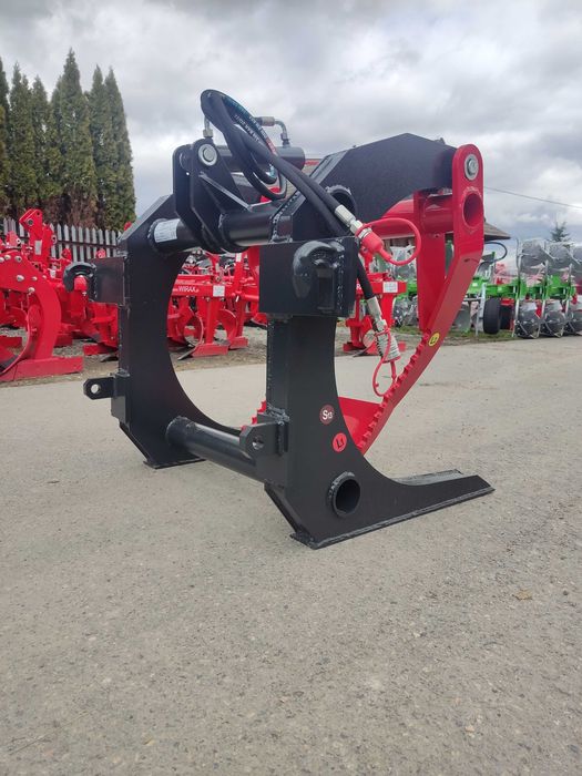 HIT Chwytak do drewna Krab Volant rozne mocowania do ładowarki tura