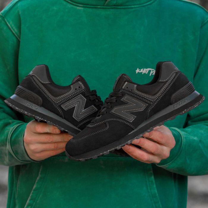 !!WOW!! New Balance 574 Classic Black | 38 39 40 41 42 43 44 45