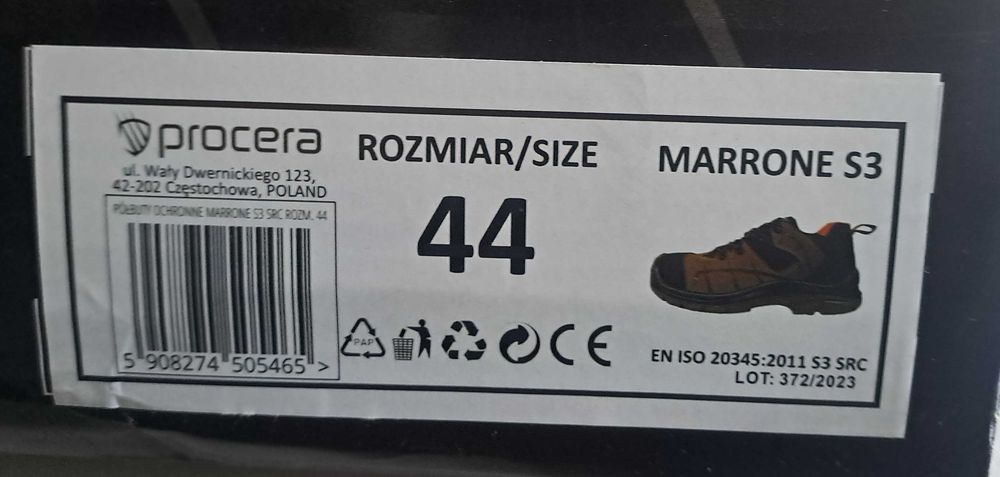 Buty robocze firmy Procera