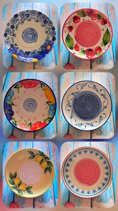 Тарілка терка, іспанська тарілка, Plato rallador, Garlic Grater Plate, Grate Plate