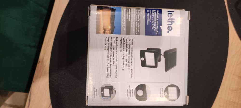 Reflektor Solarny LED z czujnikiem ruchu
