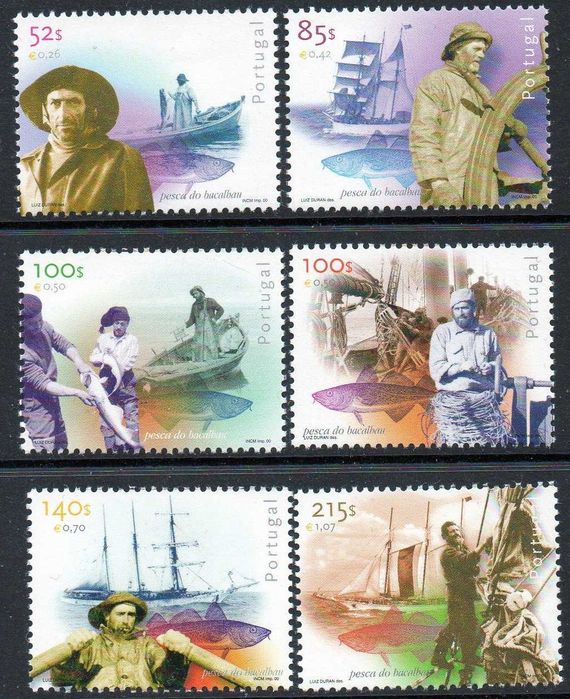Portugal Stamps 2000 - Complete Series, New MNH No. 2705/2710