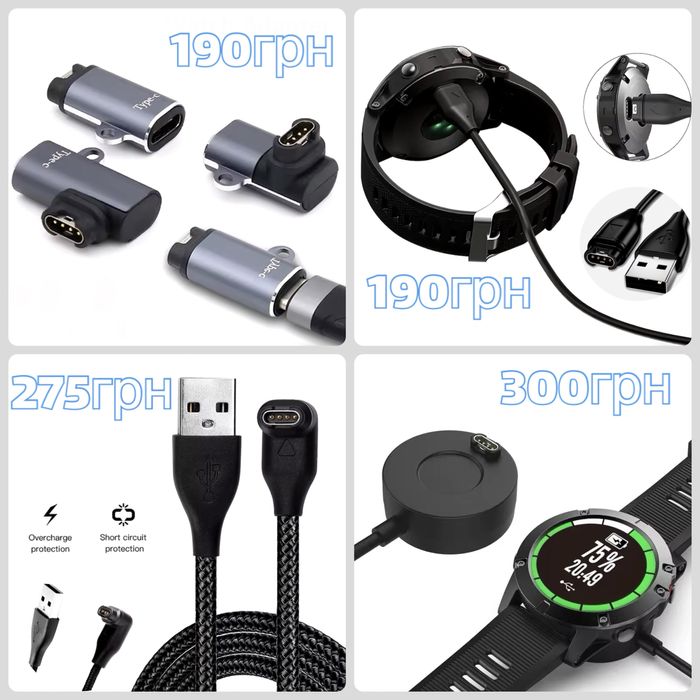 Шкіряний ремінець Quick Fit 22мм 26мм Garmin Fenix Tactix та інші