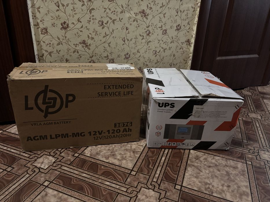 ДБЖ + мультигелева батарея (UPS B1500 + АКБ MG 1440W)