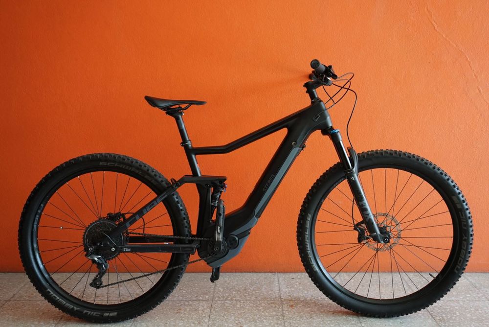 E-Bike Cube Stereo HPC 120mm 2020 tamanho L (CARBONO)