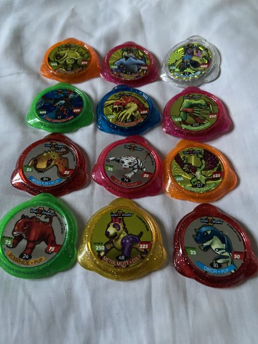 Coleção Tazos Invizimals