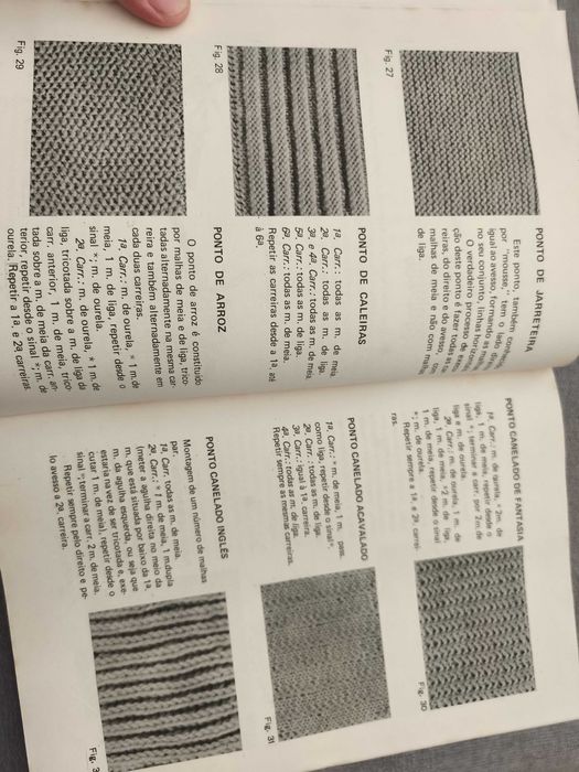 Tricotar à Mão e à Máquina