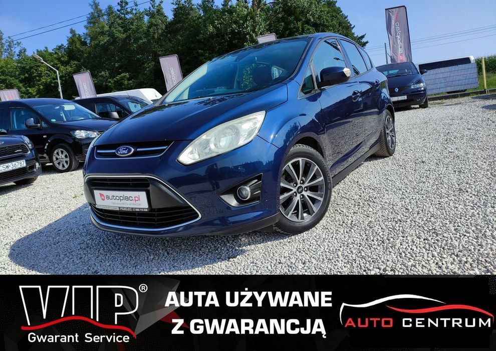 Ford C-MAX 1.0i 125kM Klima Navi Tempomat Czujniki Bluetooth Hak Pełen Serwis