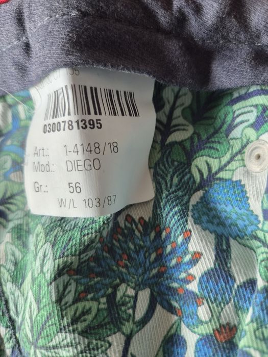 Spodnie granatowe marki Meyer 56 XXL lux elegancja