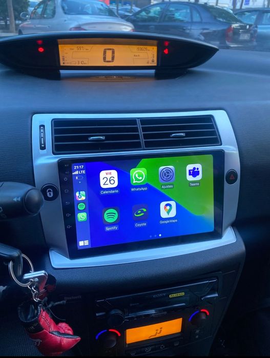 Entregas grátis Zona Grande Porto Rádio Android 14 com GPS Citroën C4