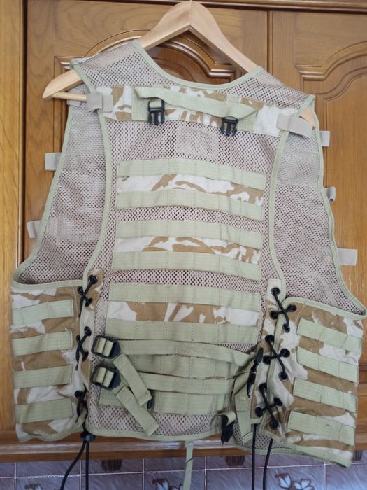 Colete táctico molle militar Exército Britânico para airsoft ou caça