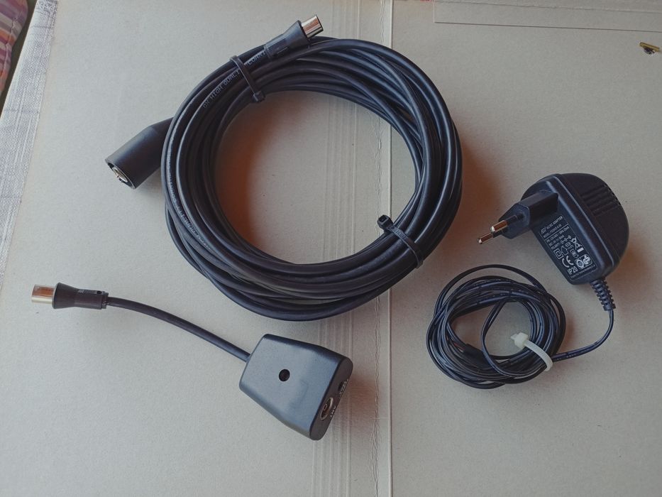 Kabel antenowy do TV z adapterem