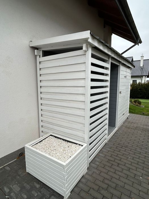 Drewutnia +domek narzędziowy