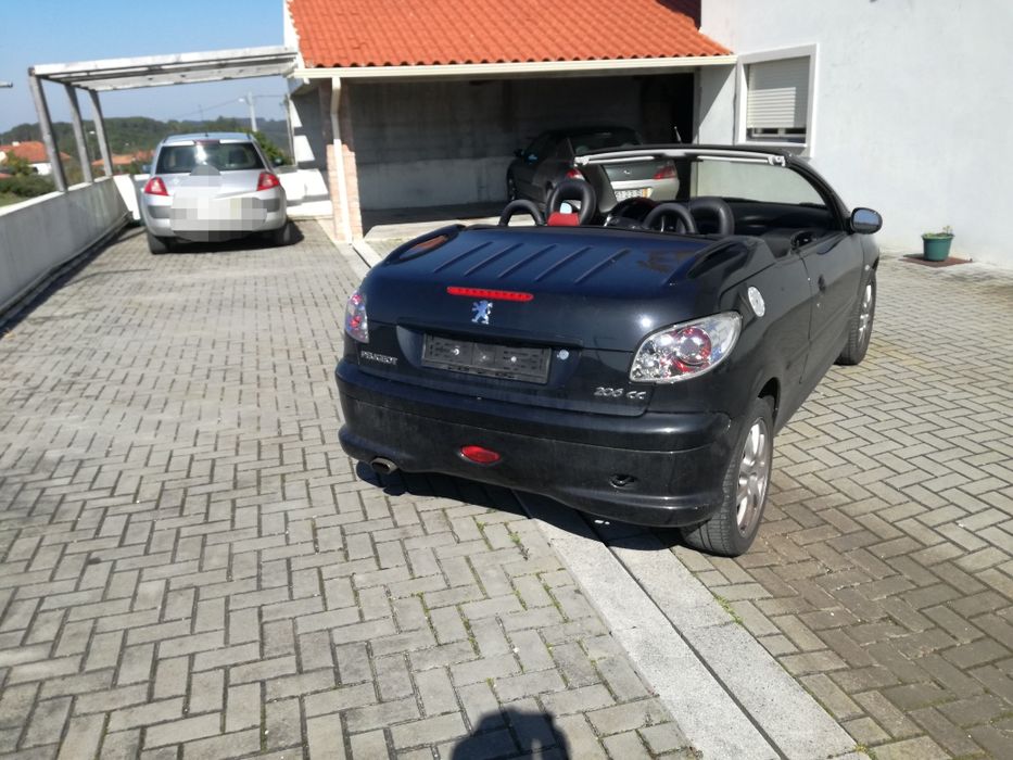 Peugeot 206 cc 2004 só peças também reparo capotas