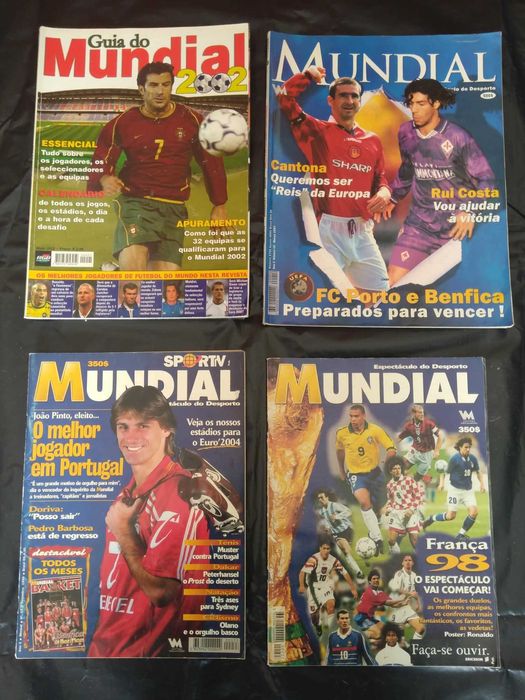 Revistas de Vários Mundiais.