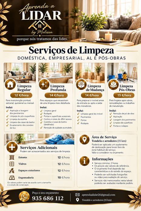 Limpezas em Tondela e arredores